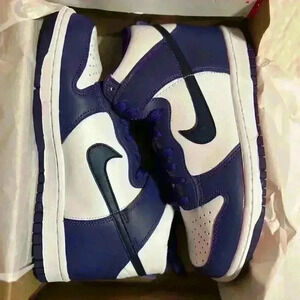 Nike Dunk High Electro Purple Midnight Navy